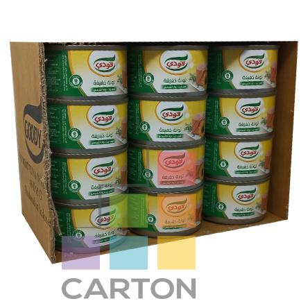 GOODY LIGHT MEAT TUNA IN SUN FLOWER OIL 90GM